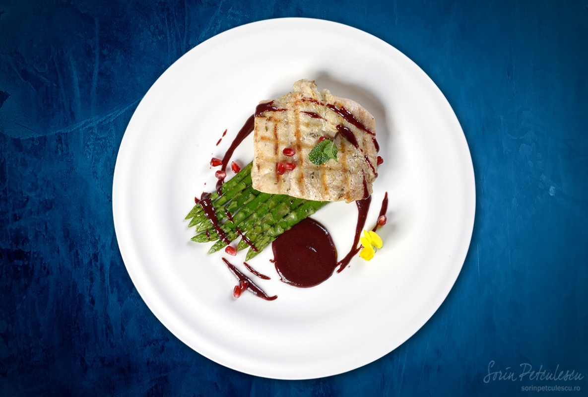 Vintage grunge blue concrete texture studio wall background with